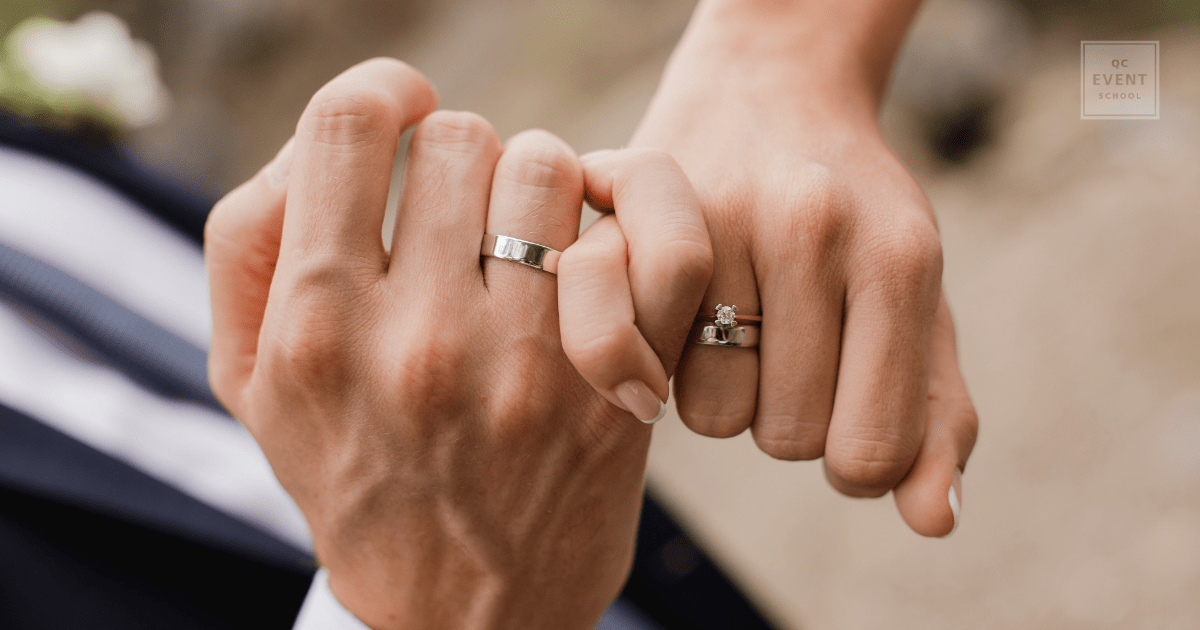 wedding rings of married couple photo wedding planner