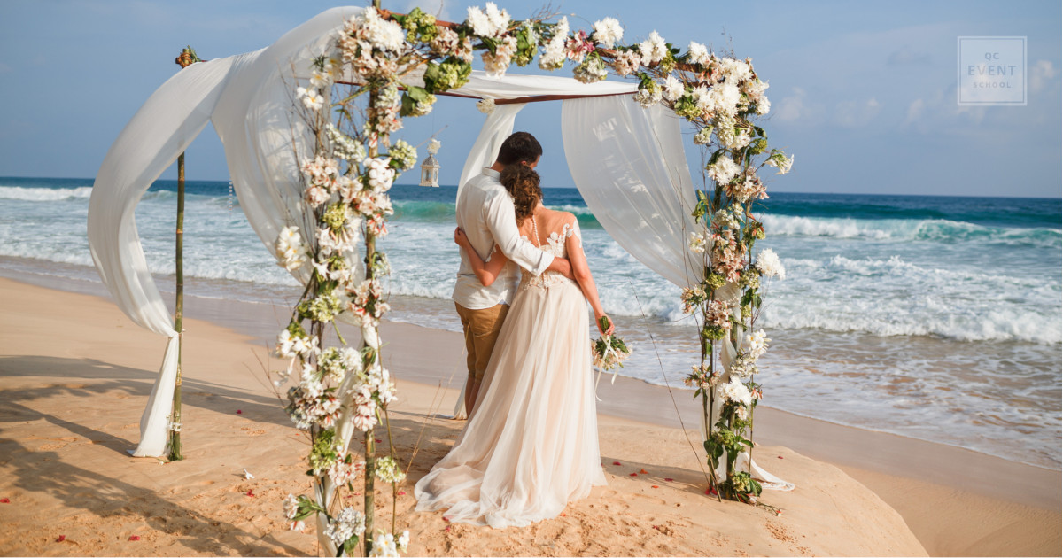 destination wedding planning for beach side wedding in paradise